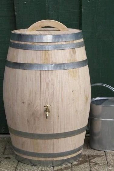 Te koop eikenhouten regentonnen en bloembakken., Tuin en Terras, 150 liter of meer, Ophalen, Nieuw, Hout