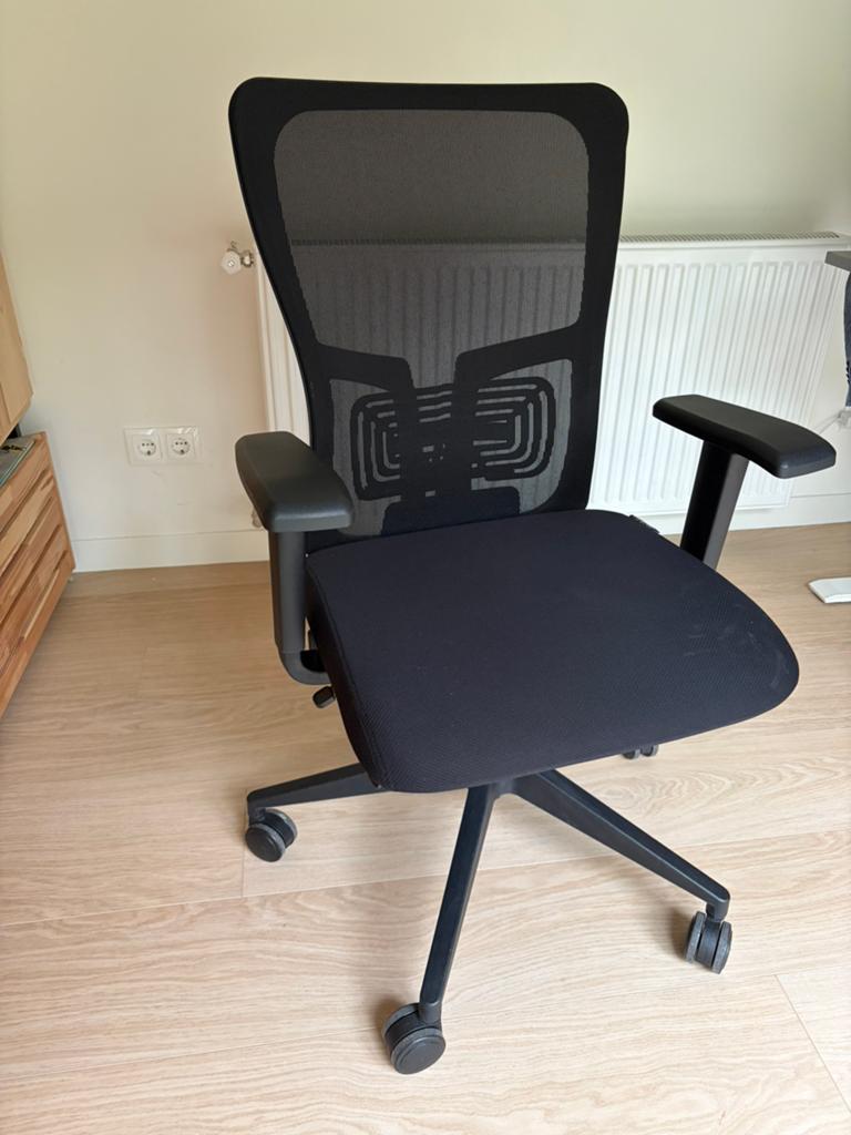Schaffenburg 400-NPR Ergonomische Bureaustoel (Nieuw €600), Zwart, Ophalen of Verzenden, Zo goed als nieuw, Bureaustoel