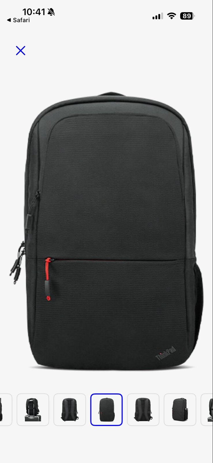 Lenovo ThinkPad Essential Rugged 15.6-inch Laptop Rugzak, Ophalen, Nieuw, 25 tot 40 cm, Overige merken