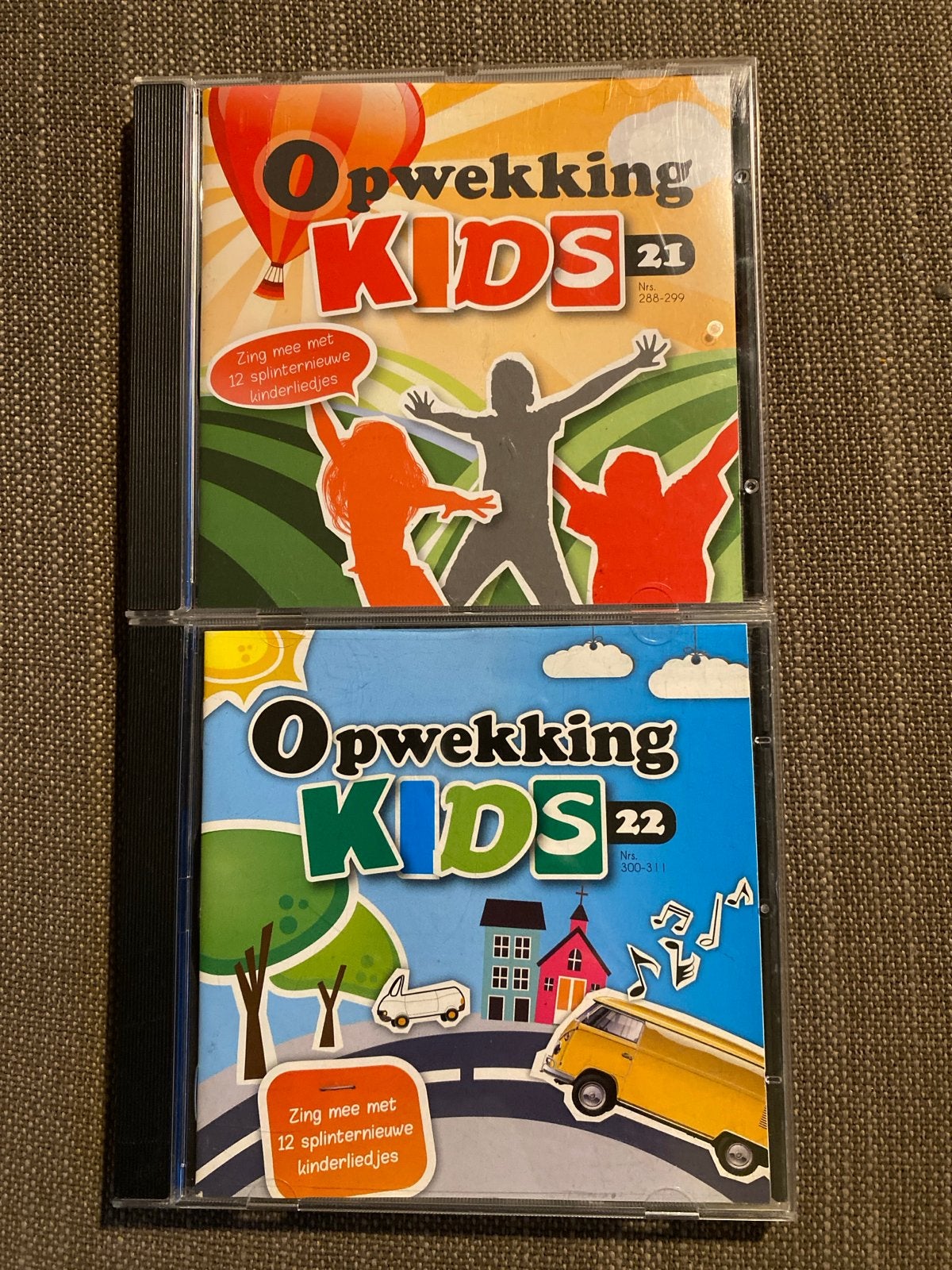Opwekking Kids cd’s 21 & 22 - Kinderliedjes Boxset, Cd's en Dvd's, Ophalen of Verzenden, Zo goed als nieuw, Muziek, Tot 2 jaar
