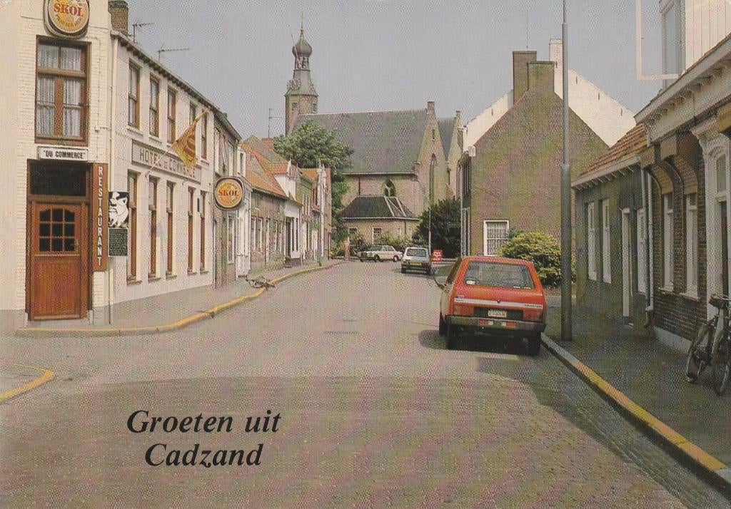 CADZAND Mariastraat Hotel Skol Reclame Citroën Fiat, Verzamelen, Verzenden, 1980 tot heden, Ongelopen, Zeeland
