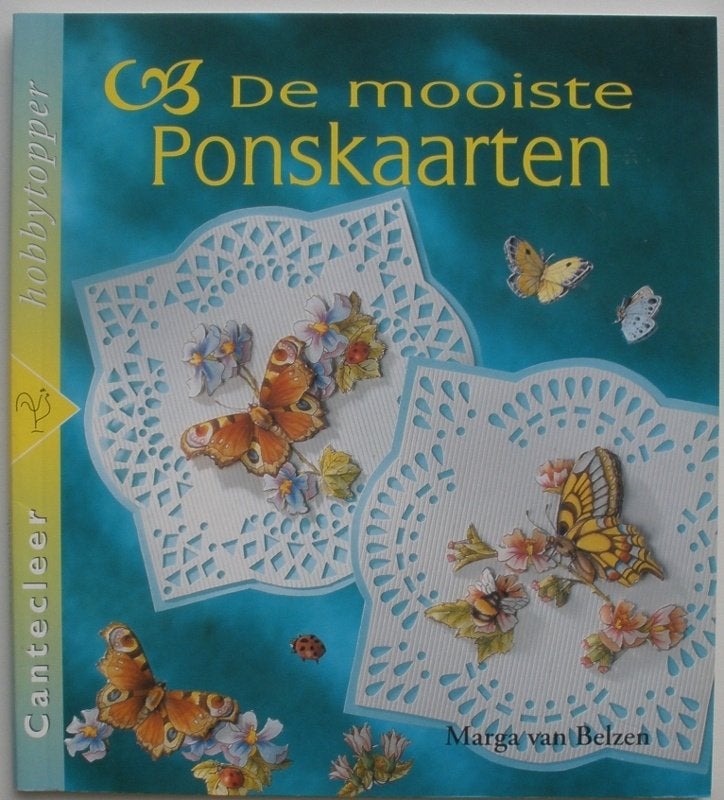 Boekje - De mooiste ponskaarten - Marga van Belzen, Ophalen, Zo goed als nieuw, Overige thema's, Overige typen