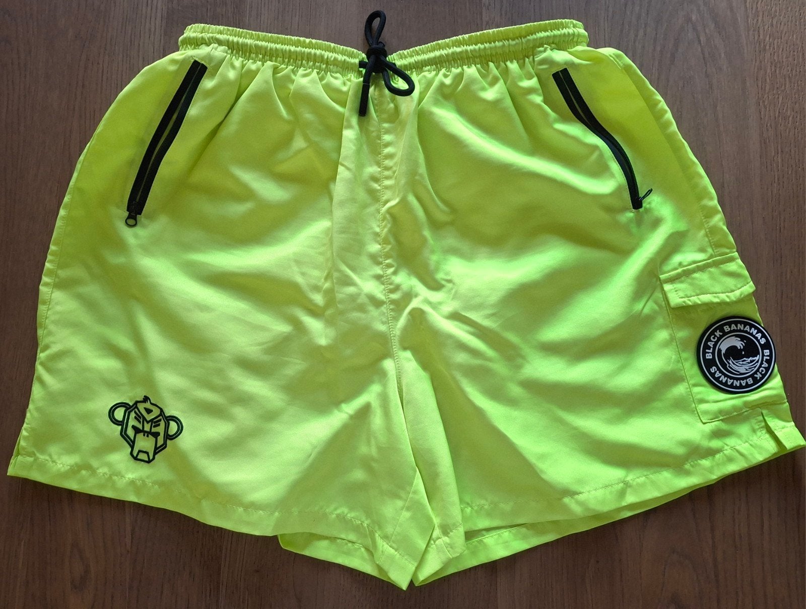 Black Bananas zwemshort limegroen maat L uitstekende staat, Ophalen of Verzenden, Maat 52/54 (L), Black Bananas, Zwemshort