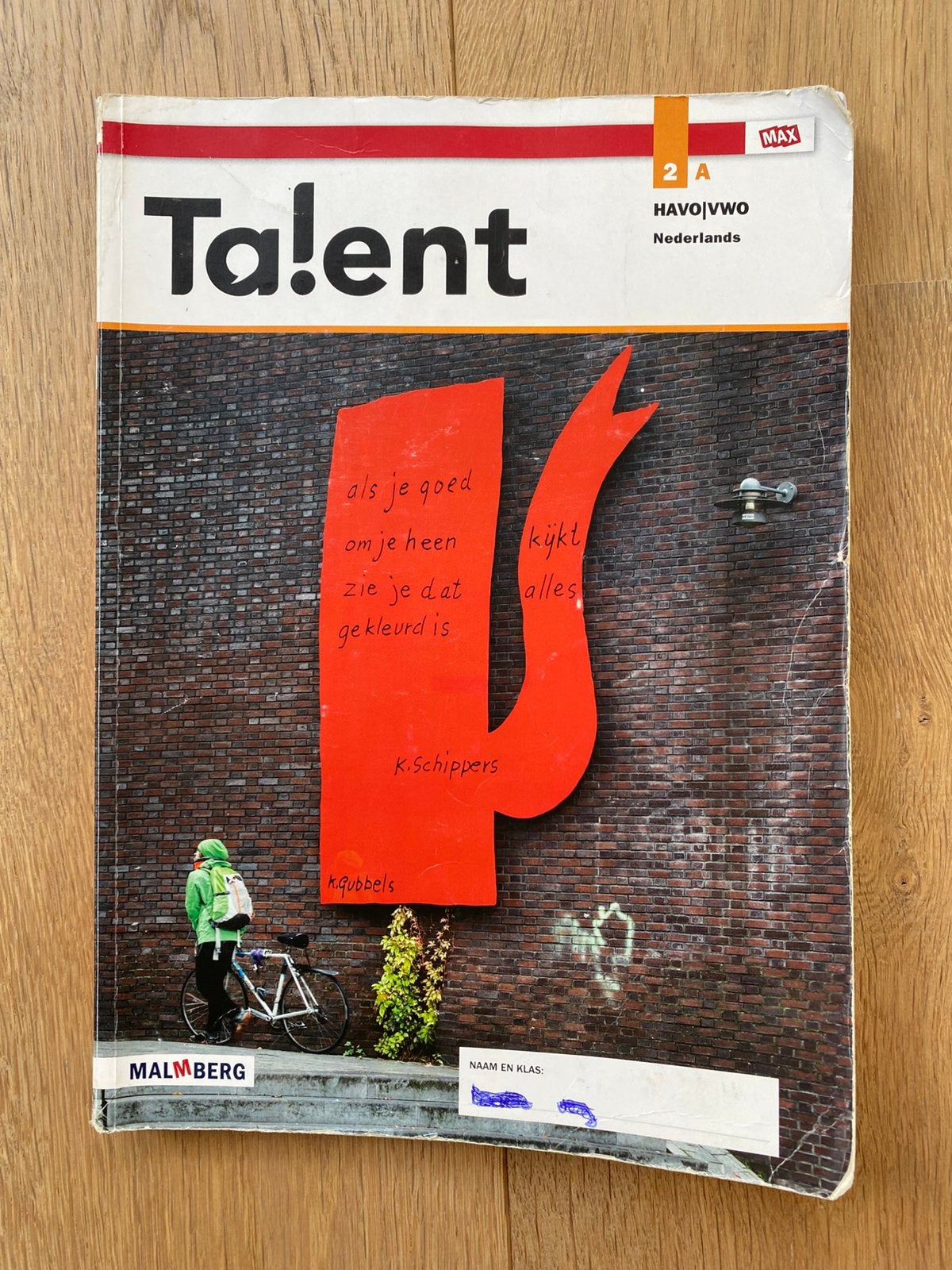 Schoolboek Nederlands Talent deel A 2 havo/ vwo, Boeken, Ophalen of Verzenden, Gelezen, Overige niveaus, Nederlands
