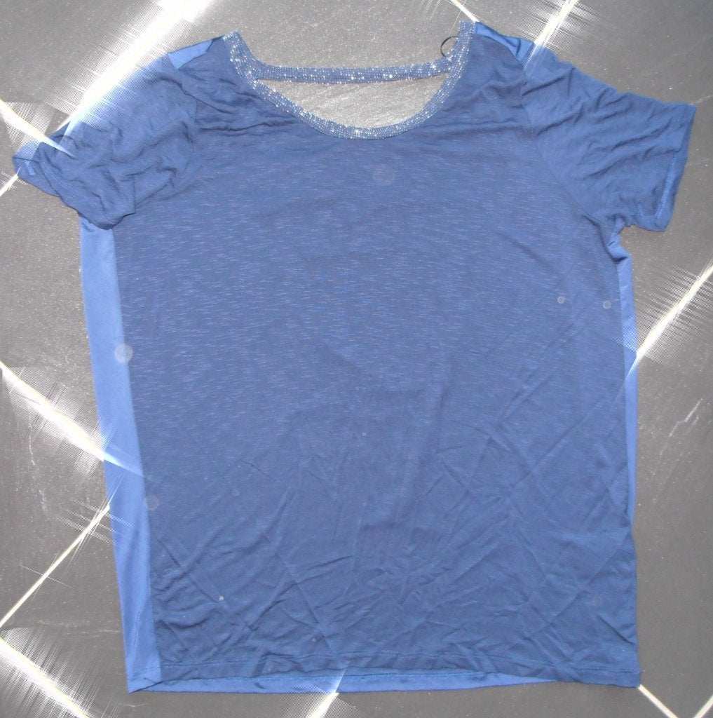 shirt maat L, Blauw, Maat 42/44 (L), Ophalen of Verzenden, Zo goed als nieuw