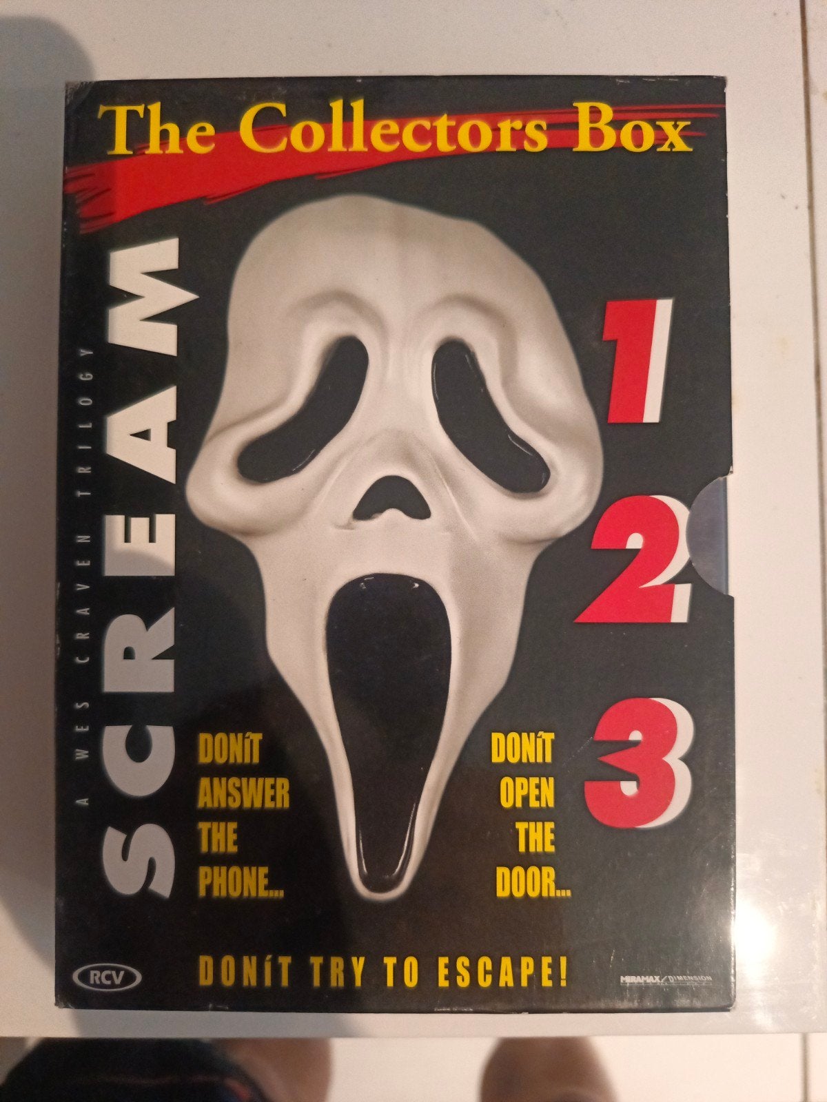Scream The Collectors Box - Wes Craven Trilogy DVD, Horror, Bonusmateriaal, Vanaf 16 jaar, Nederlands