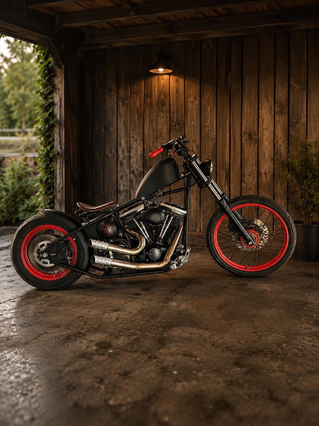 Te koop project zonder kenteken, Motoren, Onderdelen | Harley-Davidson, Ophalen, Gebruikt