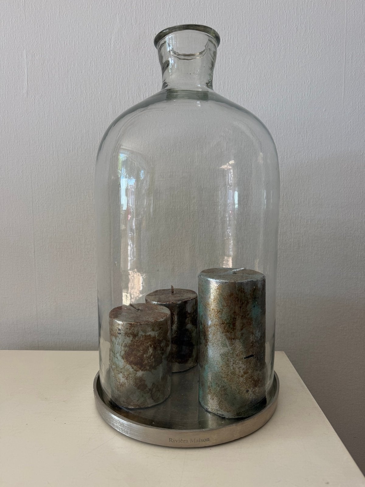Rivièra Maison glazen cloche, Gebruikt, Ophalen of Verzenden, Landelijk, Glas