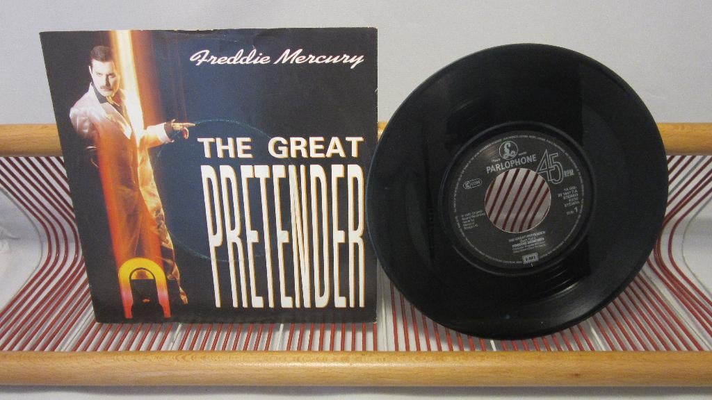 Freddie Mercury, The Great Pretender (single 7"), Gebruikt, 7 inch, Single, Ophalen of Verzenden