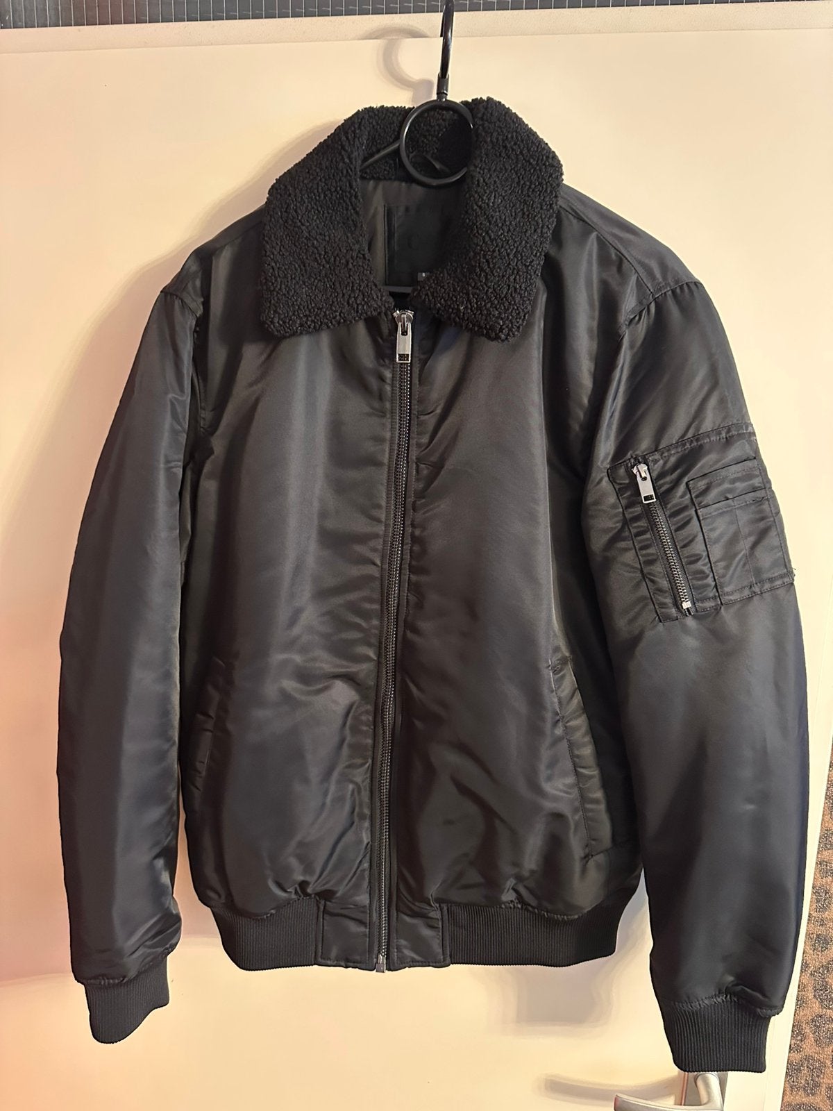 Bomber sherpa jacket maat S nieuw, Ophalen of Verzenden, Nieuw, Zwart