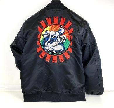 Diesel - Heren bomberjack 2 in 1 - Zwart - Maat L, Kleding | Heren, Jassen | Winter, Maat 52/54 (L), Diesel, Meerkleurig, Ophalen of Verzenden
