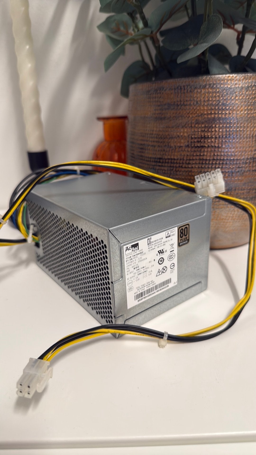 ACbel 180W custom lenovo/medion 10 pin voeding, Ophalen of Verzenden, Gebruikt