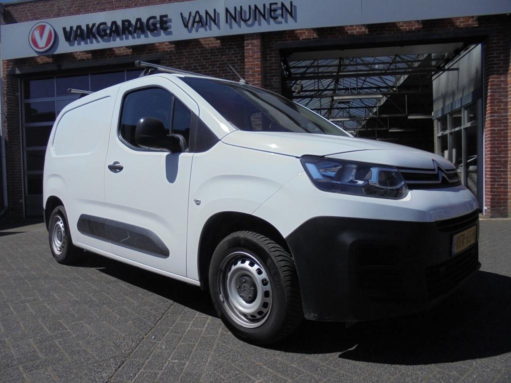 Citroën Berlingo 1.5 BlueHDI Control||Trekhaak||Airco||Crui, Auto's, Gebruikt, 4 cilinders, Citroën, Wit