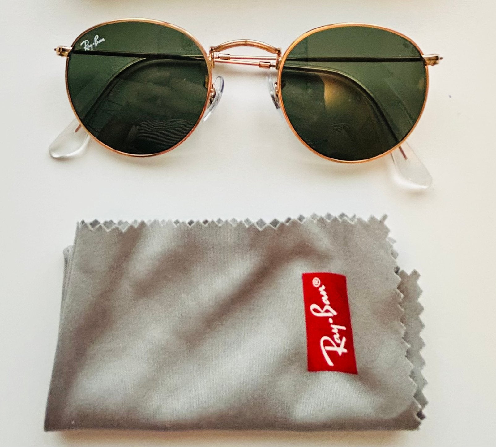 Ray Ban zonnebril model 3447 001 | maat 50 | goudkleurig, Zonnebril, Overige kleuren, Ophalen of Verzenden, Zo goed als nieuw