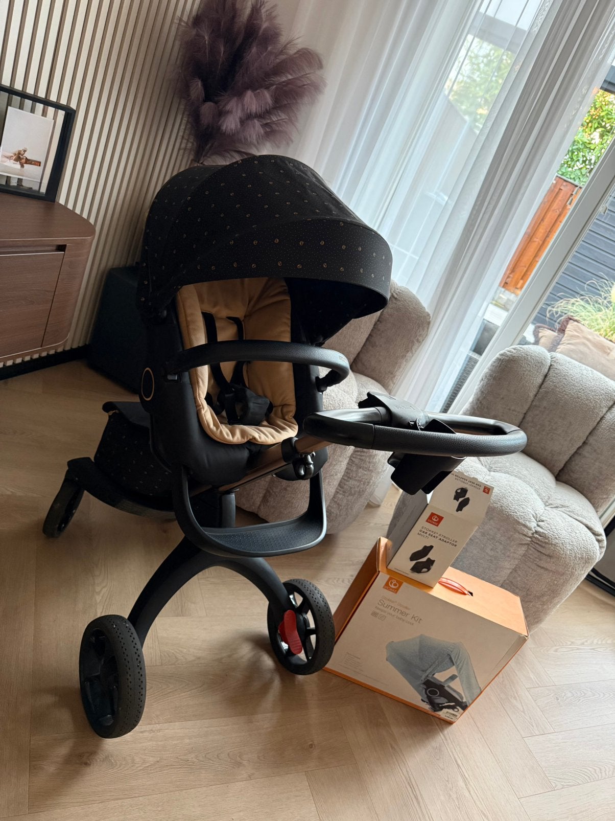 Prachtige Stokke Xplory X Signature Edition – zeer compleet!, Ophalen, Gebruikt, Combiwagen, Met autostoeltje