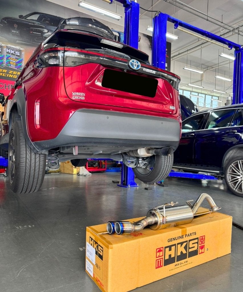 HKS Hi-Power SPEC-L II einddemper Toyota Yaris Cross 1.5 20+, Auto diversen, Tuning en Styling, Ophalen of Verzenden