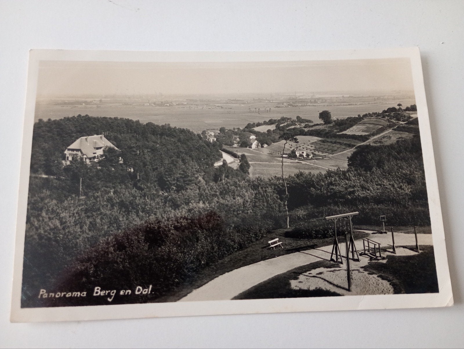 Fotokaart Berg en Dal bij Nijmegen 1935, Verzamelen, Ophalen of Verzenden, 1920 tot 1940, Gelopen, Gelderland
