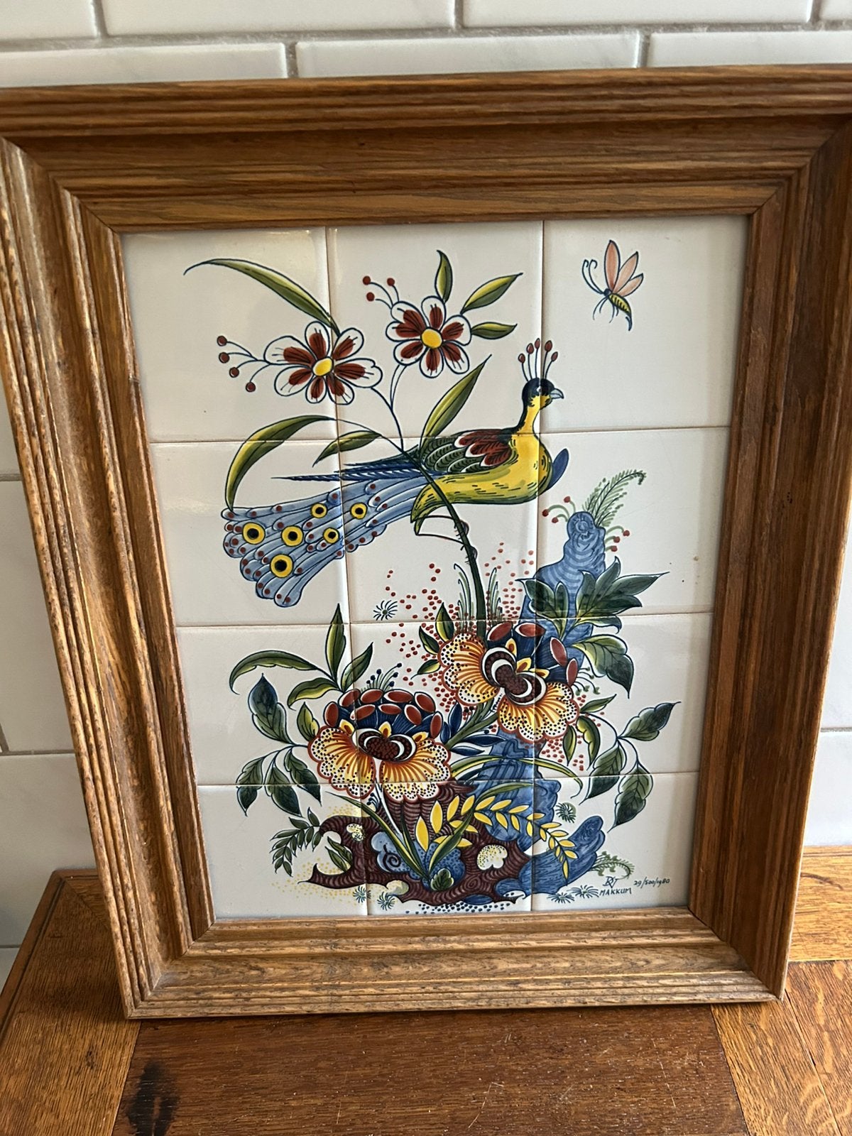 Makkum tegelplateau, Antiek en Kunst, Ophalen of Verzenden