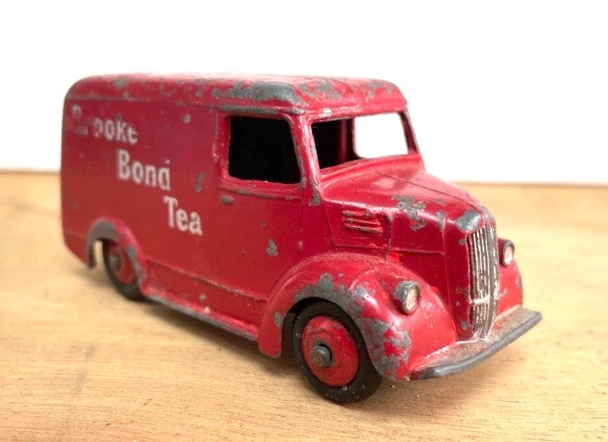 Vintage Dinky Toys Trojan Van Brooke Bond Tea, Ophalen of Verzenden, Gebruikt, Auto, Dinky Toys