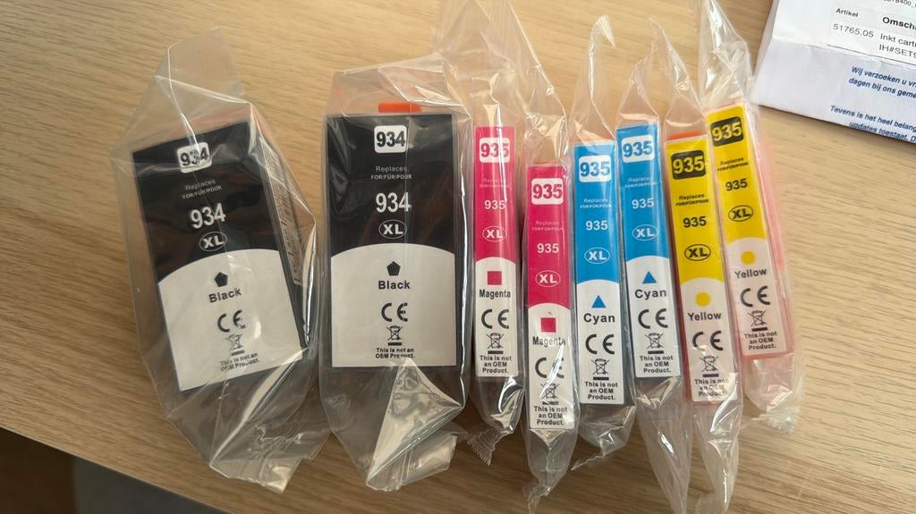 HP cartridges 934XL & 935XL, Ophalen, Nieuw