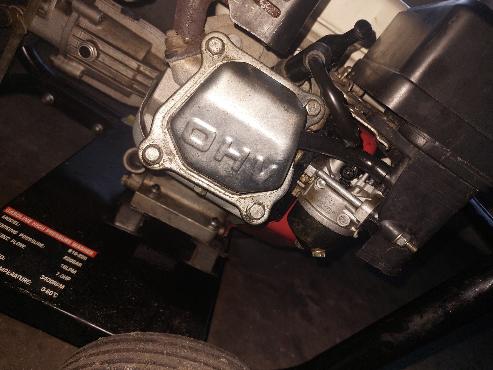 motor 4takt hogedrukreiniger, Ophalen, Gebruikt, Benzine