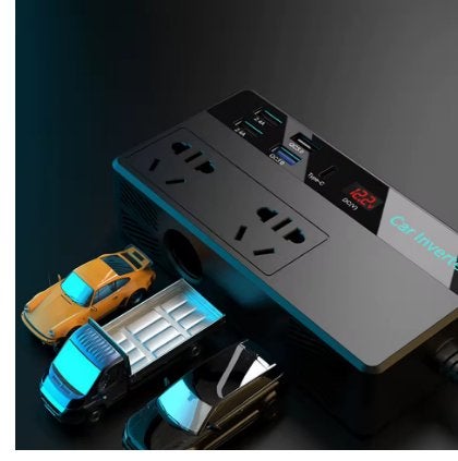 Luxe auto omvormer DC 12V naar 230V van 200 Watt, Ophalen of Verzenden, Nieuw