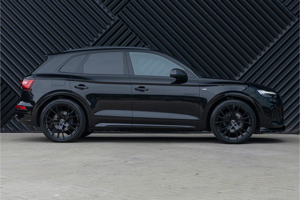 Audi Q5 55 TFSI e quattro S-Line Pano Luchtv. Memory 360 S s, Automaat, 12 maanden, 2005 kg, Zwart