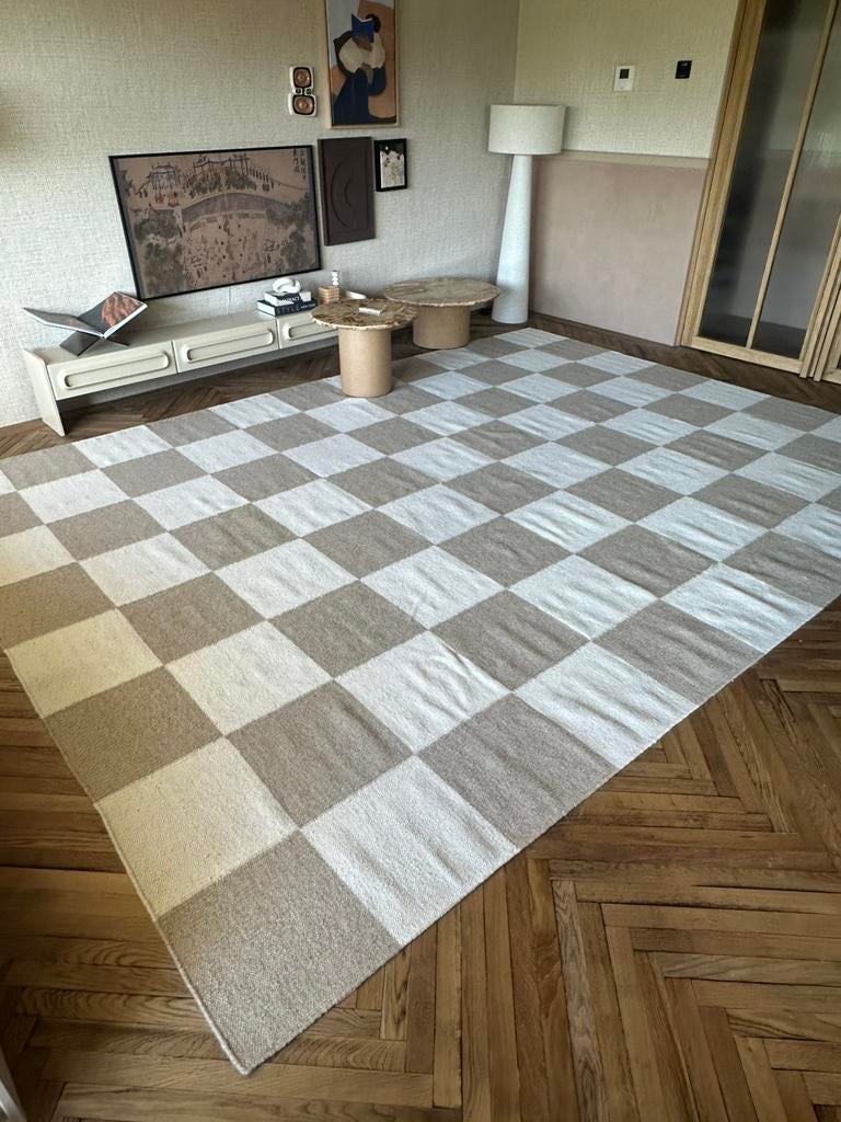 Wollen vloerkleed 300x400 cm, Ophalen of Verzenden, Zo goed als nieuw, Rechthoekig, 200 cm of meer