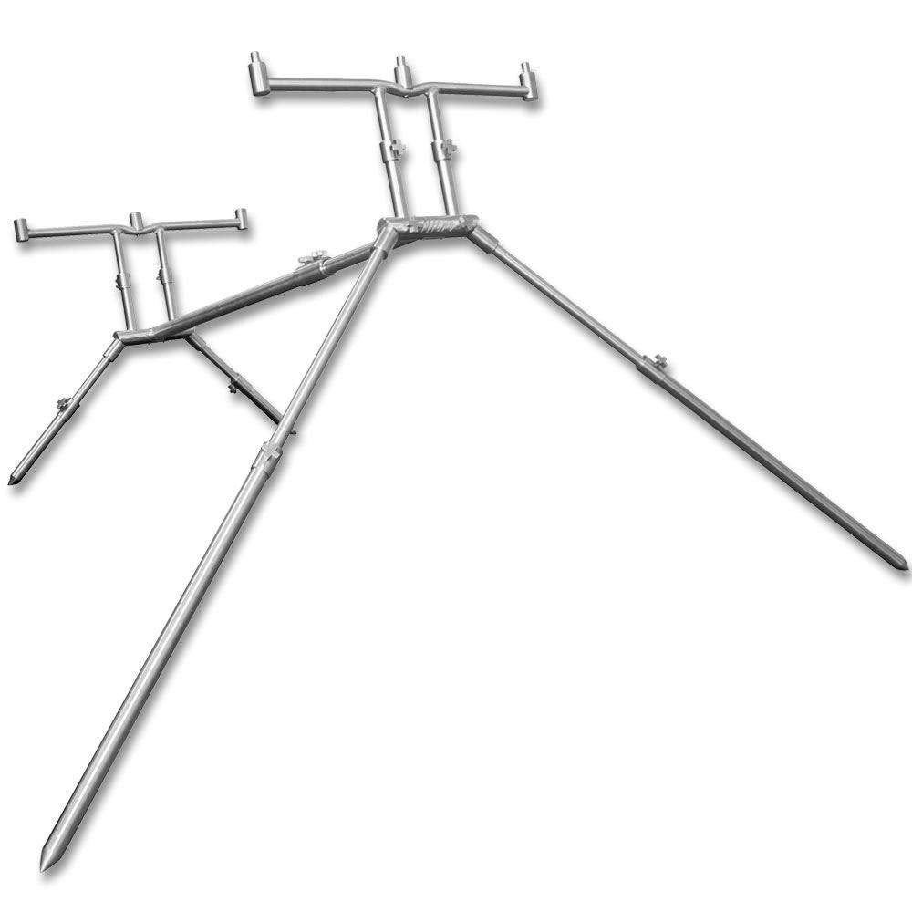 aluminium rodpod handmade, Ophalen of Verzenden, Gebruikt, Complete set