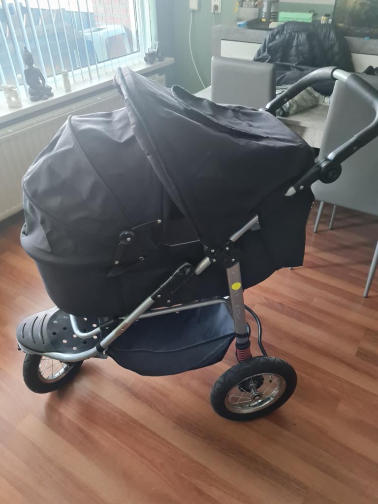 Kinderwagen 2 in 1 met luchtbanden, Kinderen en Baby's, Ophalen of Verzenden, Gebruikt, Kinderwagen of Buggy