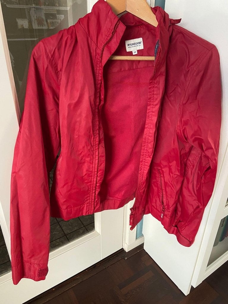 McGregor Dames jas Maat M, Kleding | Dames, Mc Gregor, Zo goed als nieuw, Rood, Ophalen