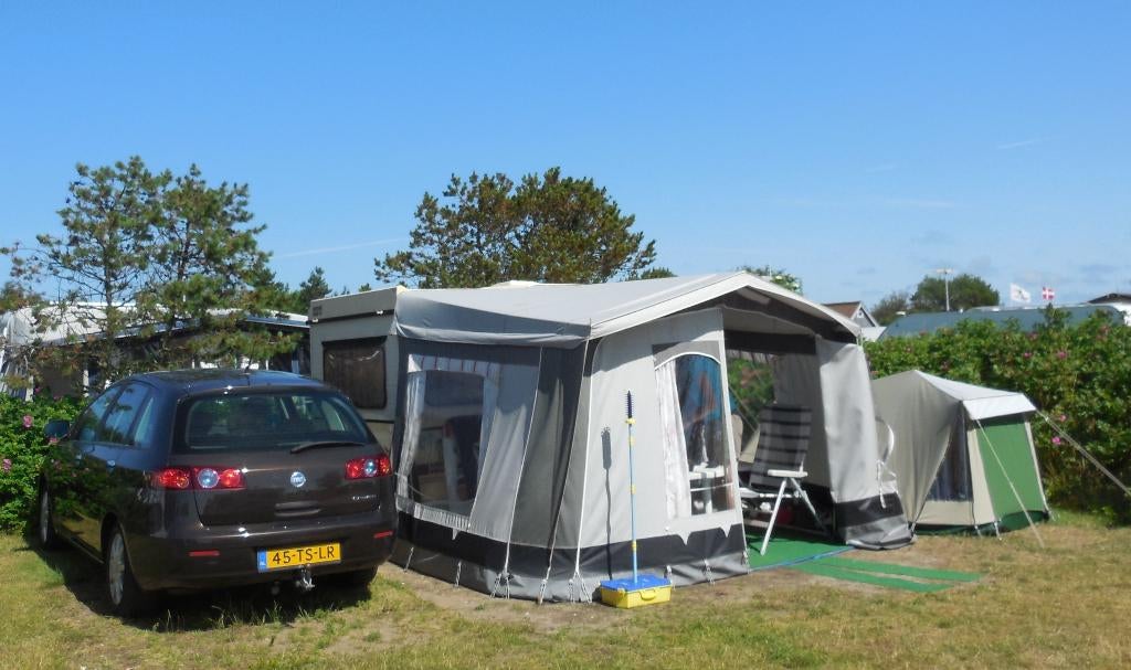 Esterel C31 vouwcaravan of klapcaravan uit 1983, Standaardzit, Omvormbare zithoek, Kachel, Esterel