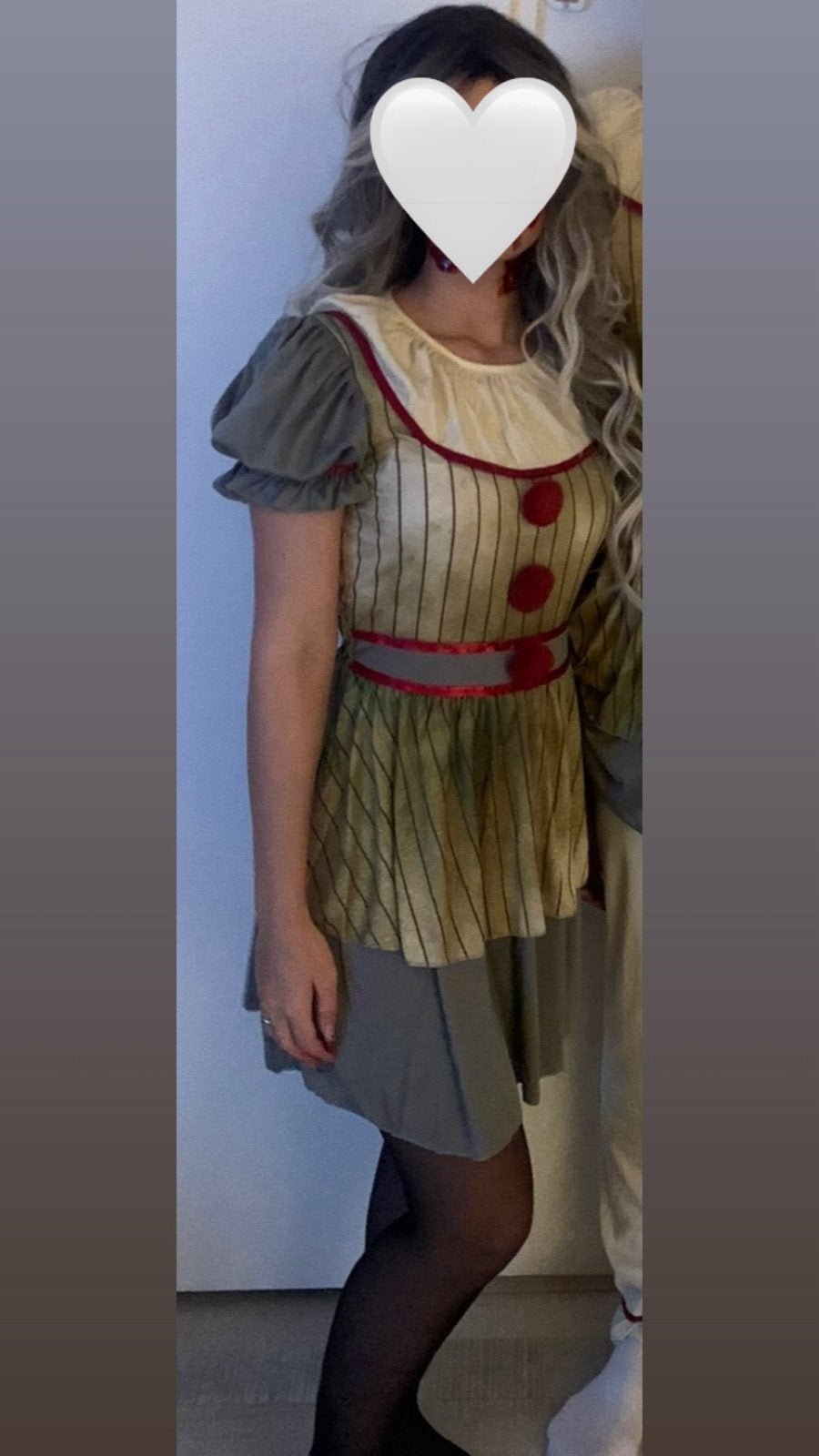 Clown/ vrouw van IT vrouw, Ophalen, Zo goed als nieuw, Halloween, Kleding