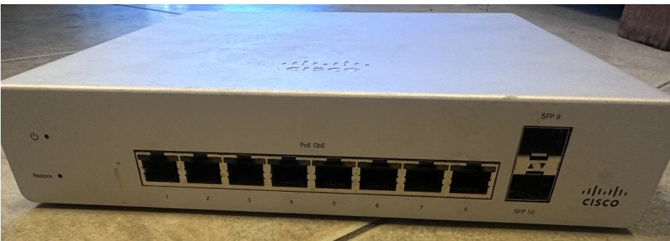 Cisco Meraki MS220-8P – 8-poorts Gigabit PoE Managed Switch, Ophalen, Gebruikt