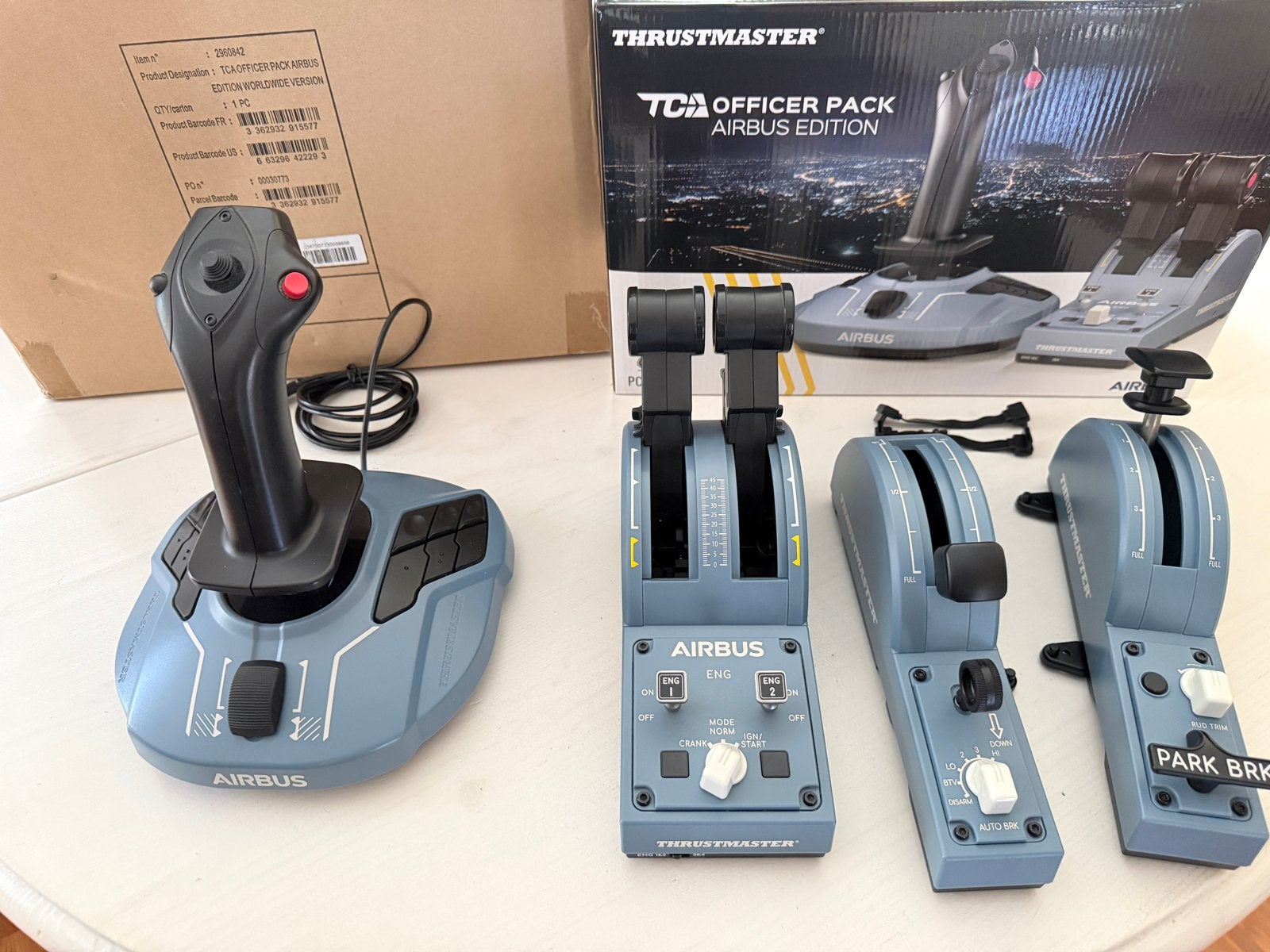 Thrustmaster TCA Officer Pack Airbus Edition, Ophalen, Overige merken, Zo goed als nieuw