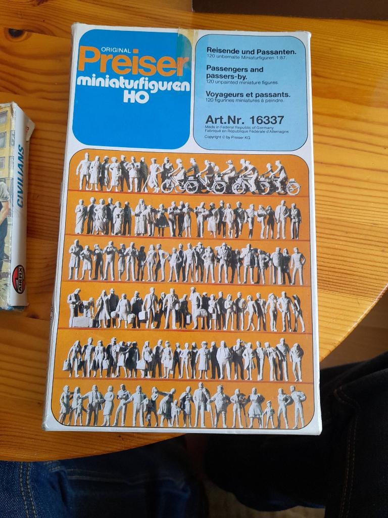 Ho spoor modeltrein poppetjes, Gelijkstroom, Overige typen, Zo goed als nieuw, Ophalen