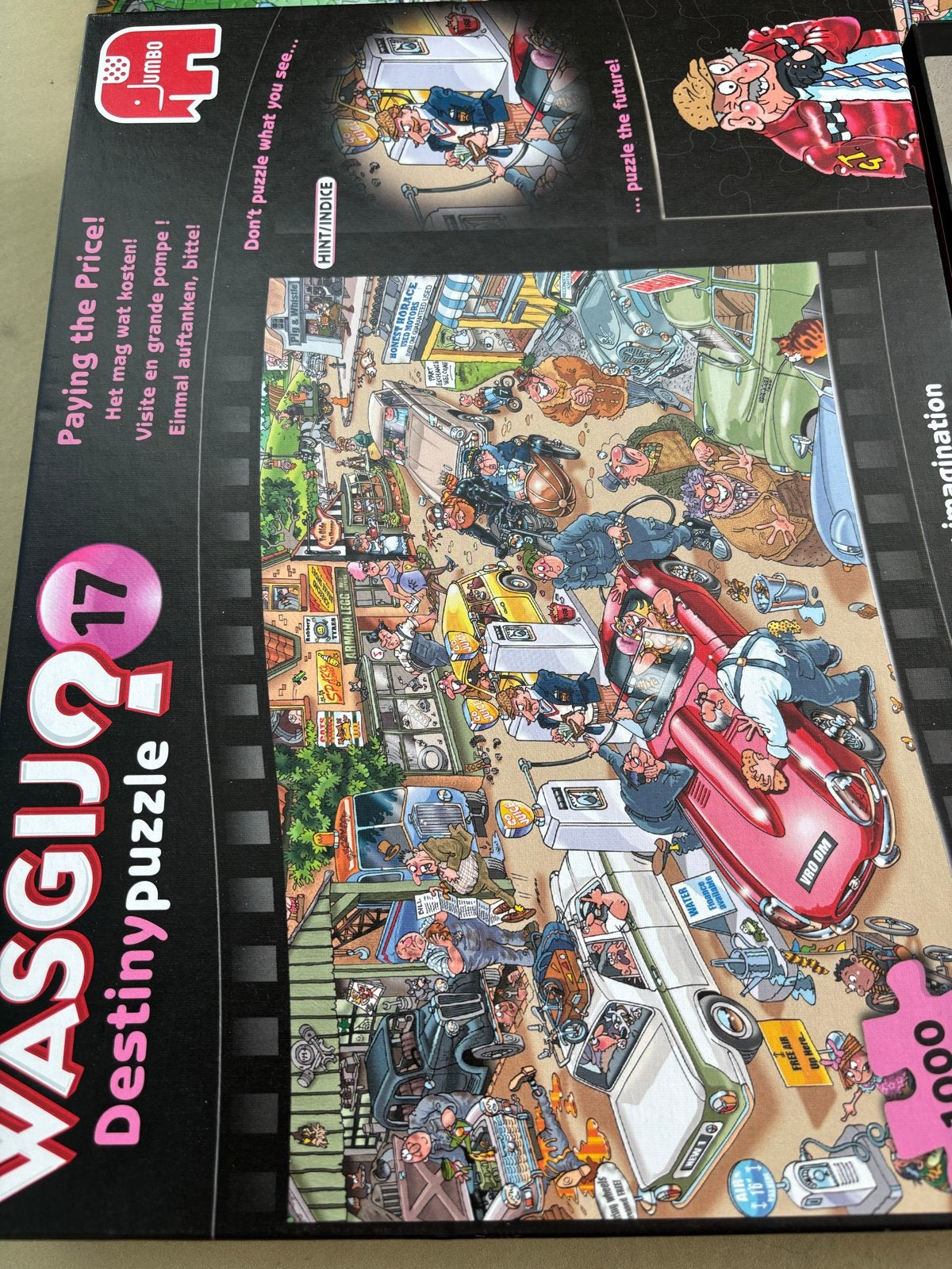 Wasgij? Destiny 17 'Paying the Price!' Legpuzzel 1000 stukje, Ophalen of Verzenden, 500 t/m 1500 stukjes, Zo goed als nieuw, Legpuzzel