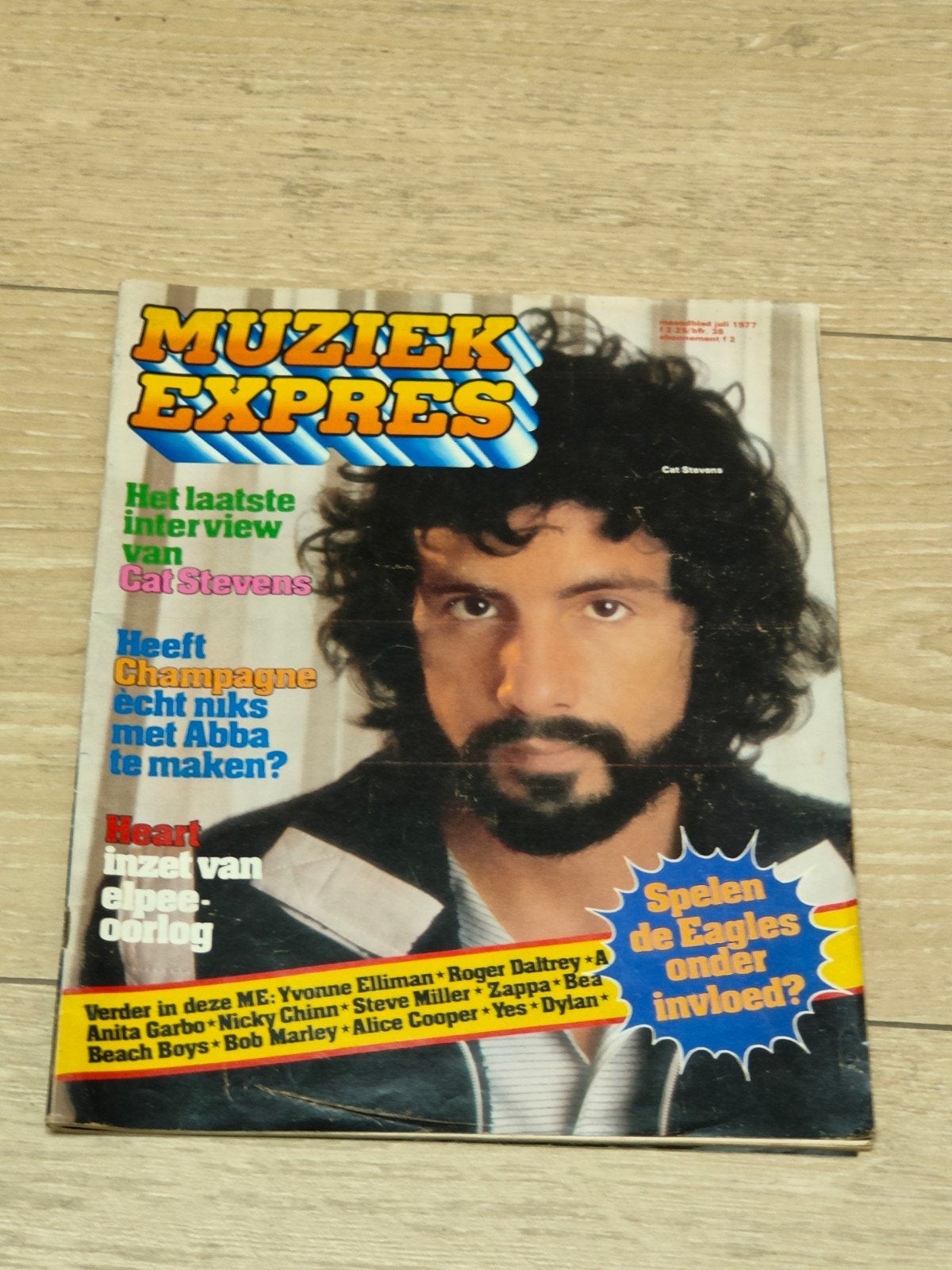 Muziek Expres juli 1977, Verzamelen, Ophalen of Verzenden, 1960 tot 1980, Tijdschrift