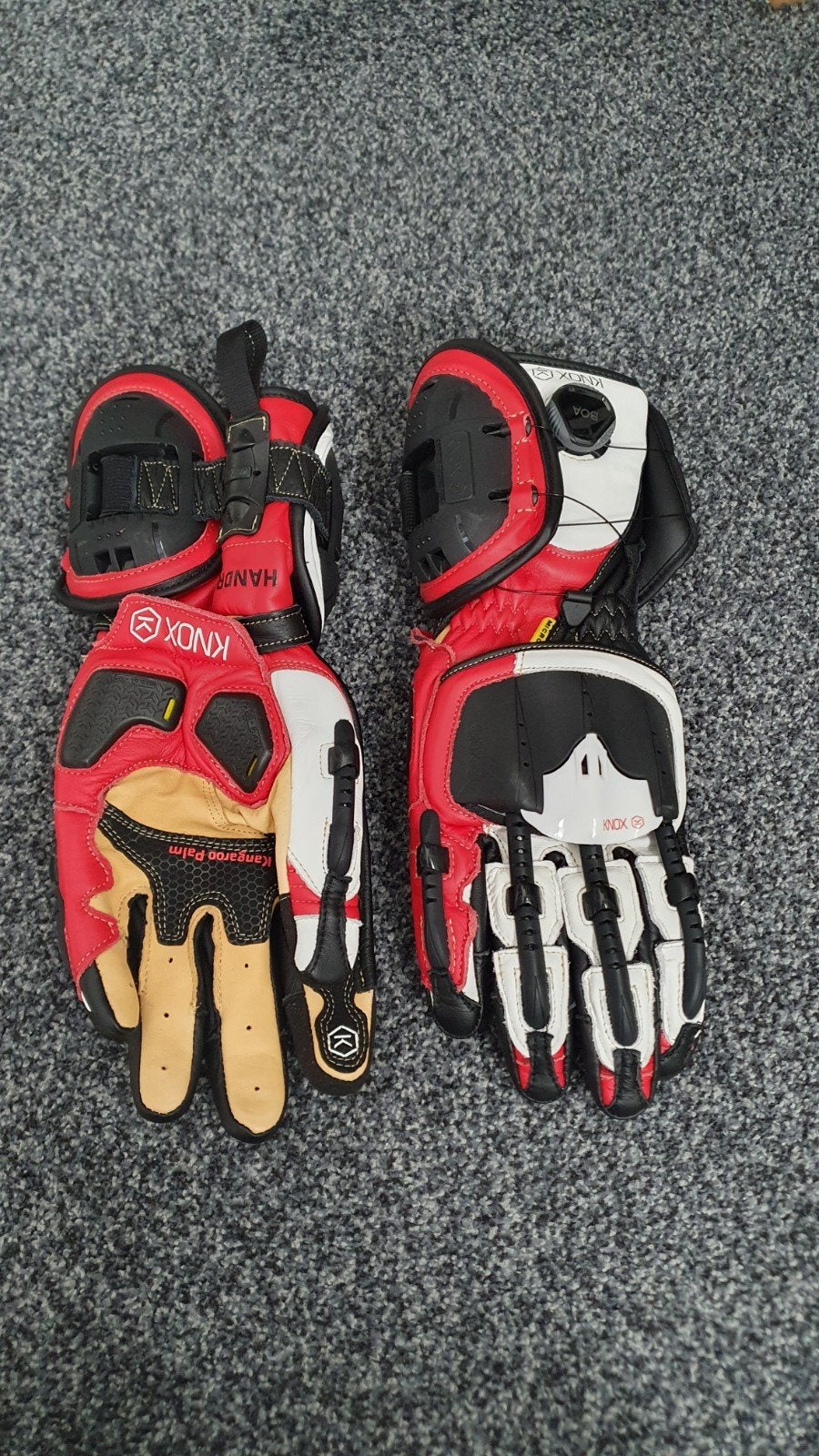 Knox Handroid motorhandschoenen, Motoren, Heren, Ophalen of Verzenden, Knox, Handschoenen