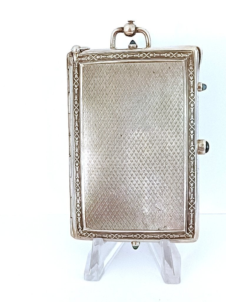 zilver, verguld minaudière Louis Kuppenheim, Pforzheim, Ophalen of Verzenden, Zilver