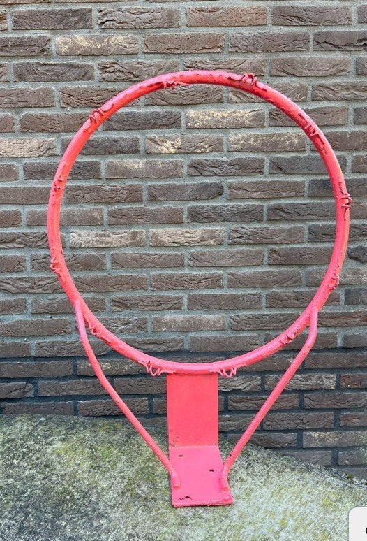basketbalring, Sport en Fitness, Basketbal, Ophalen, Gebruikt, Ring, Bord of Paal