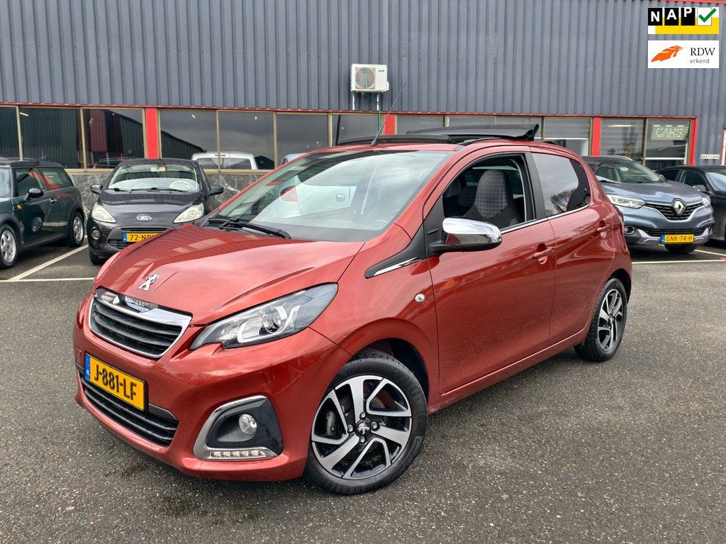 Peugeot 108 1.0 e-VTi Allure TOP! // AIRCO / CRUISE / CARPLA, Voorwielaandrijving, Stof, Gebruikt, Euro 6
