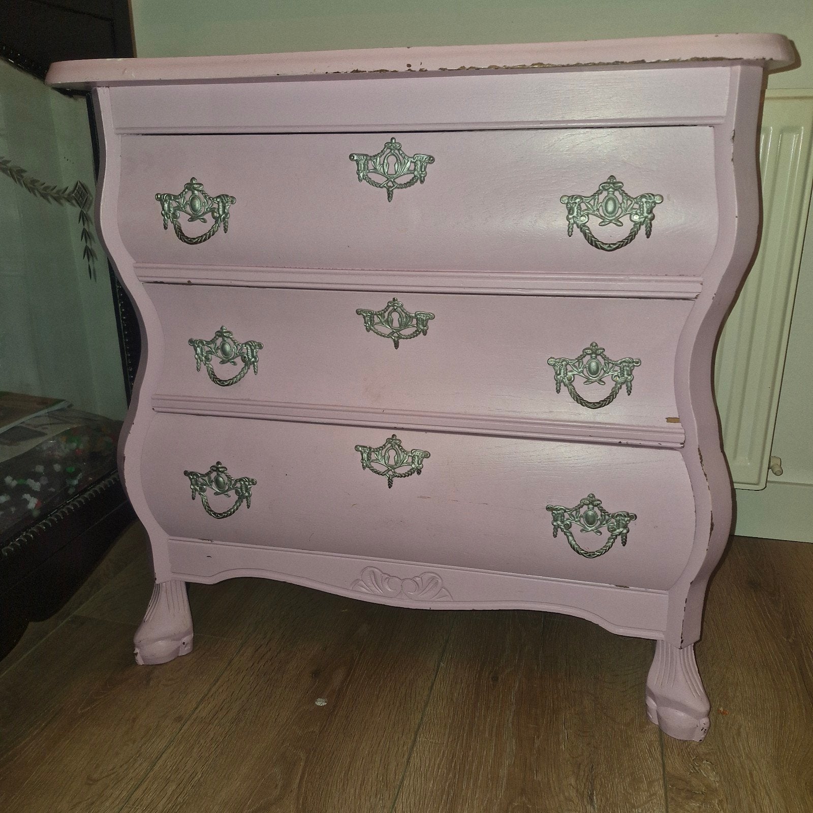 Oud roze buikkastje, Antiek en Kunst, Ophalen