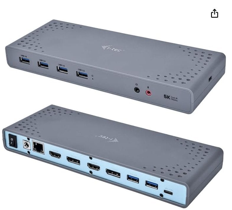 i-tec USB-C/USB 3.0/HDMI/DP Docking voor HP/DELL/Lenovo etc, Laptop, Ophalen of Verzenden, I-tec, Docking station