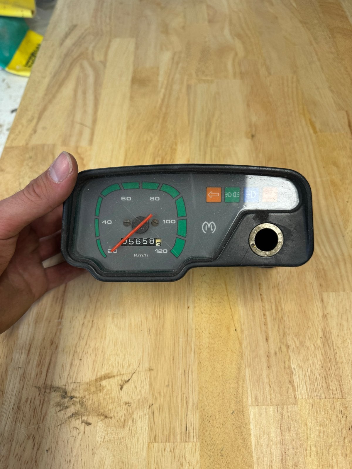 Zundapp analoge kilometerteller - Gebruikt, Ophalen of Verzenden, Gebruikt, Overige typen
