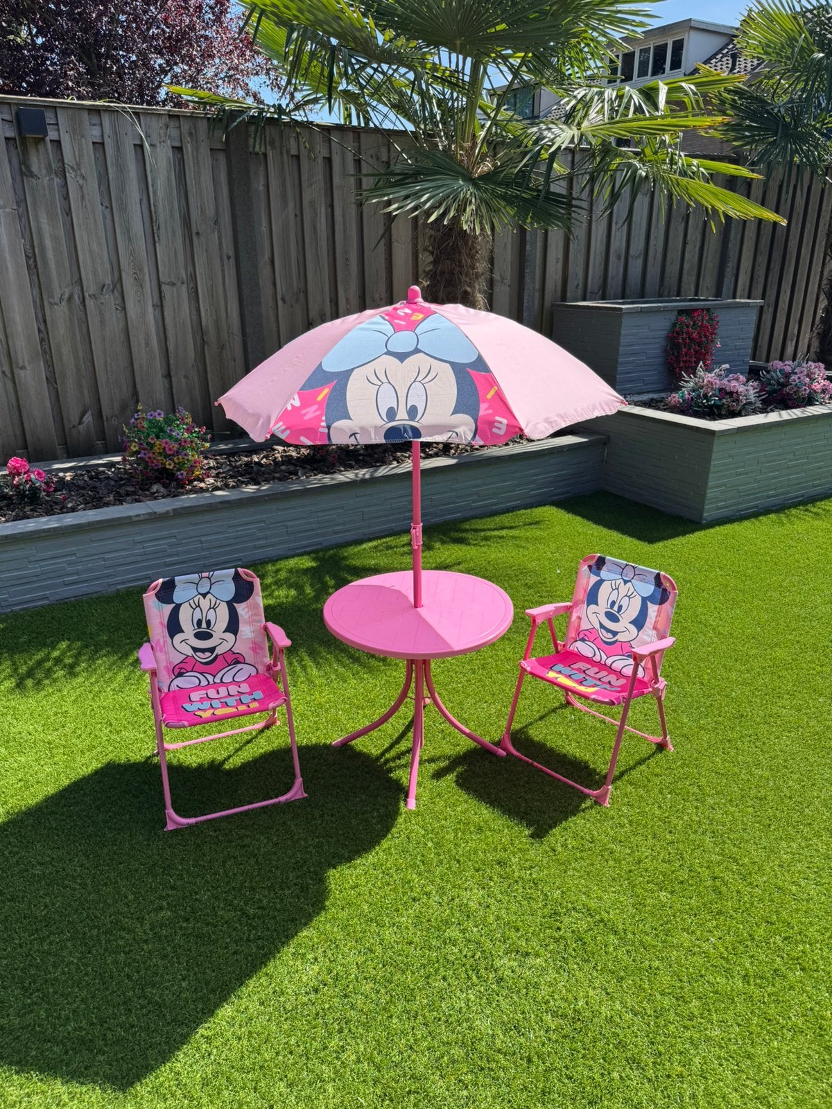 Minnie mouse kinder tuinsetje, Ophalen of Verzenden, Zo goed als nieuw