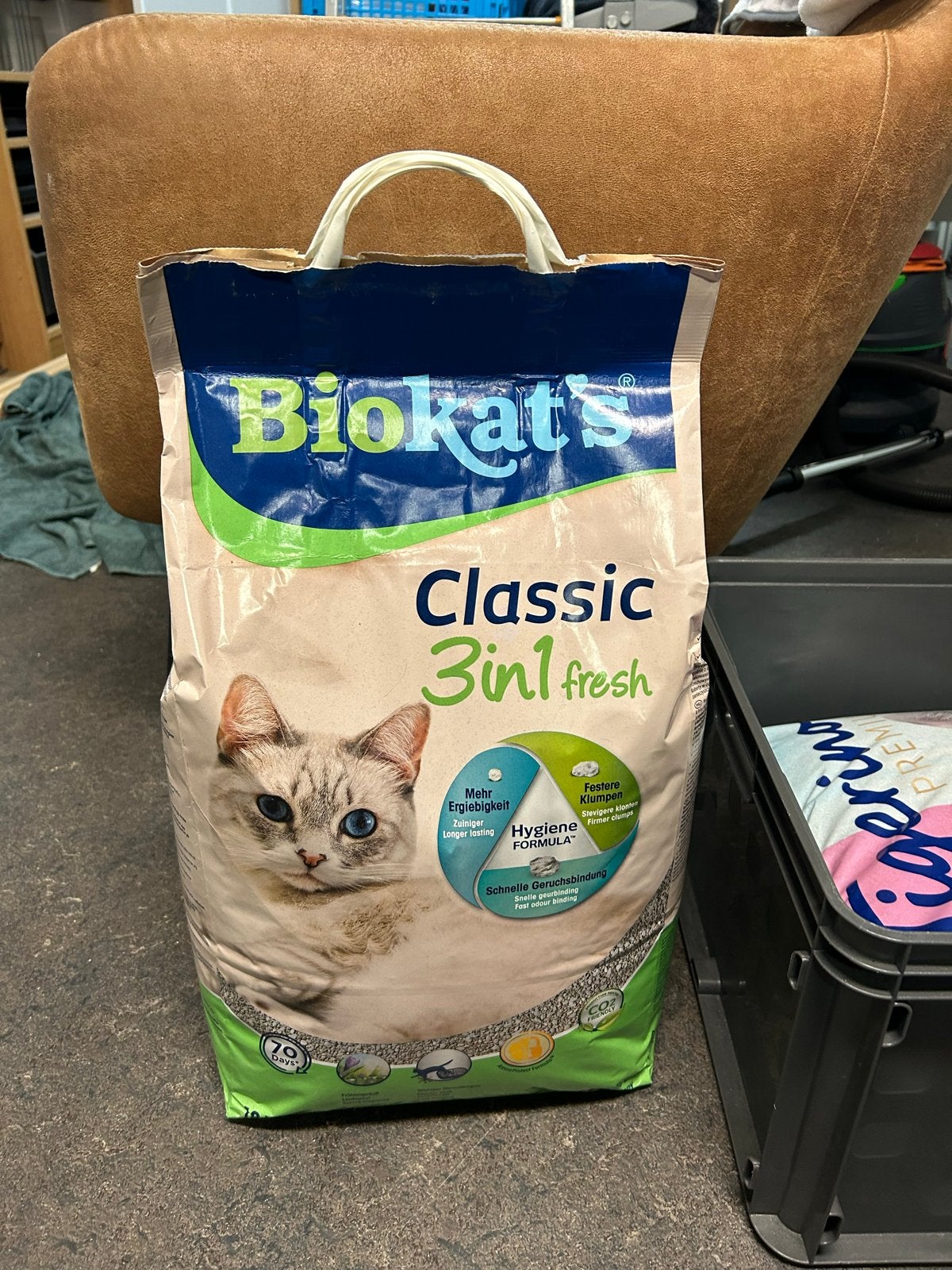 Kattengerind Tigerino2x + Biocats1x dichte zakken, Ophalen