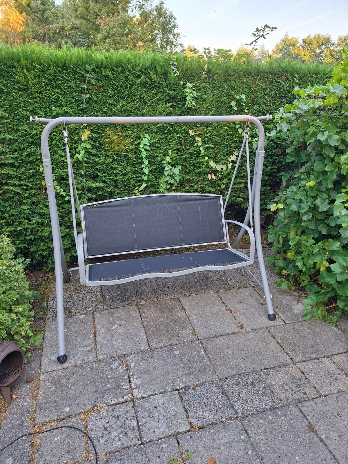 schommelbank 3 personen, Ophalen, Gebruikt, Metaal, Schommelbank