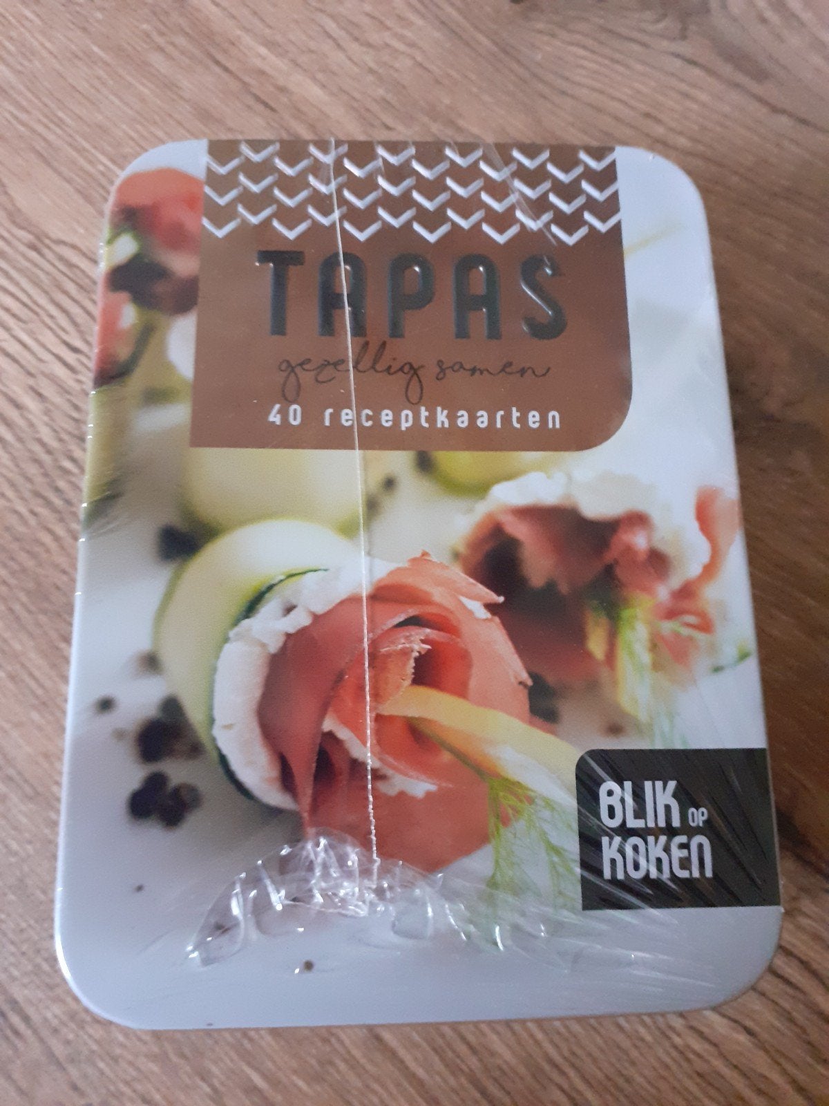 blik met tapas gerechten, Ophalen of Verzenden, Nieuw