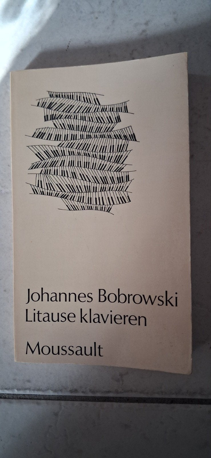 Johannes Bobrowski - Litause klavieren (Moussault), Boeken, Ophalen of Verzenden, Gelezen, Johannes Bobrowski, Europa overig